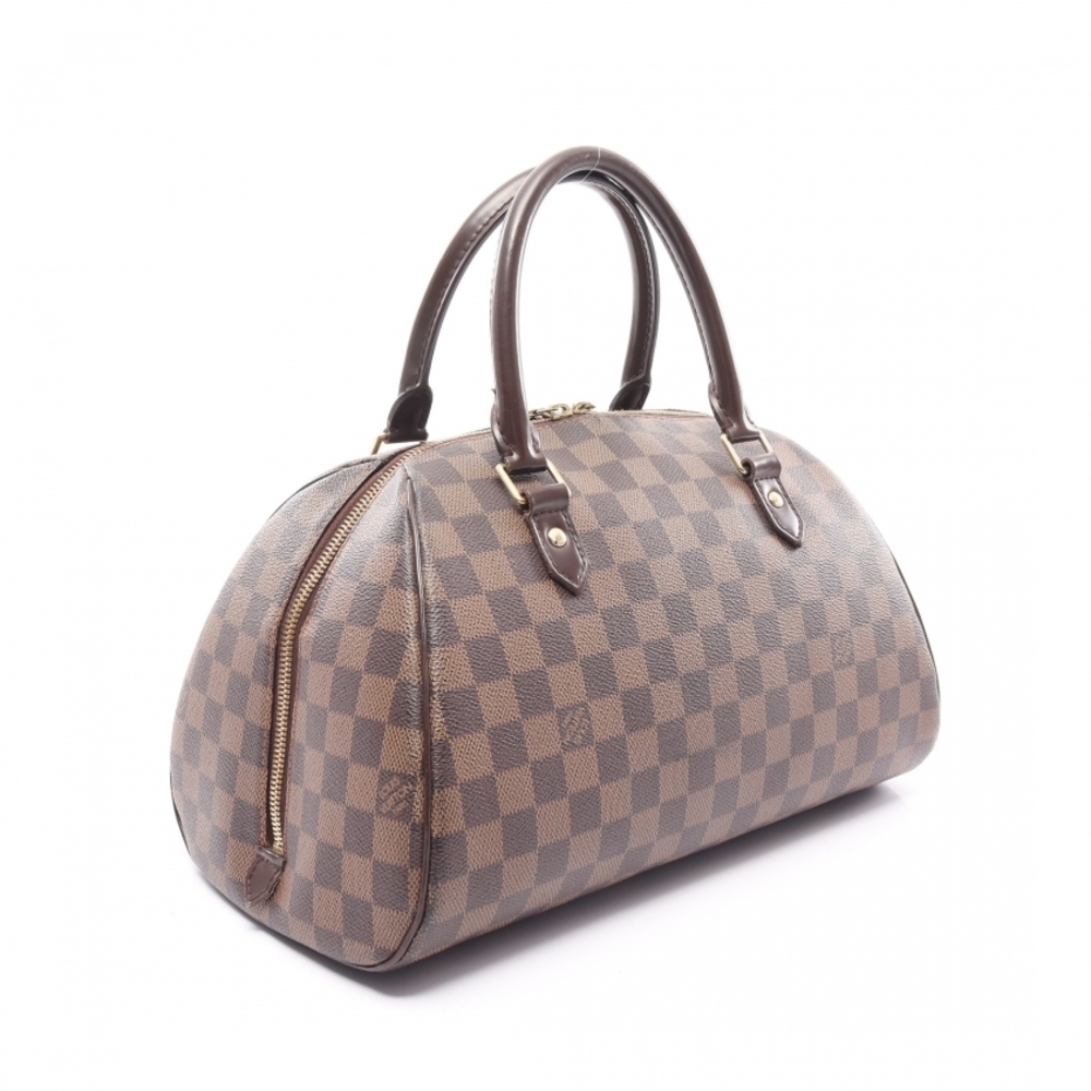 Louis Vuitton Rivera MM Damier Ebene Handbag Brown